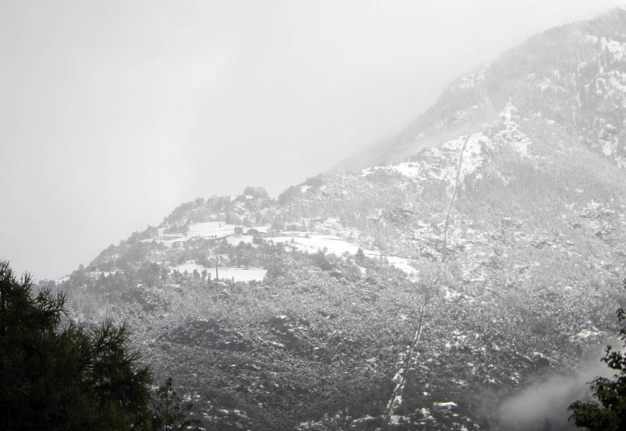 A 10 Schnee auf Unterstell